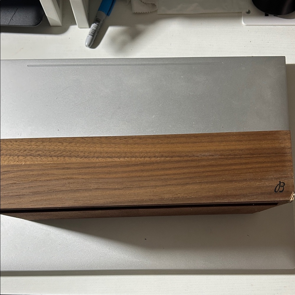 Breitling Wooden and Silver Box